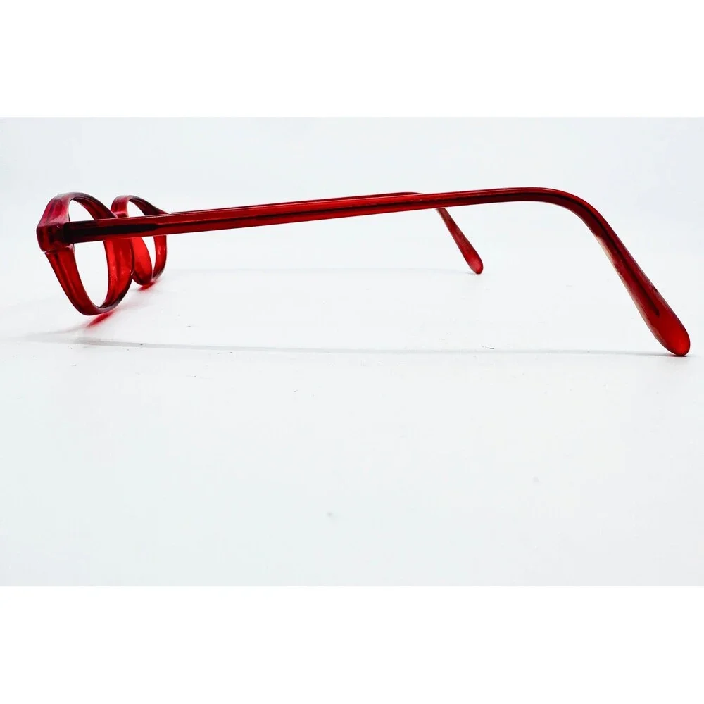 New Globe Eyeglass Frames Womens Red L 4309 Oval Full Rim 45-15-135
